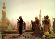 Jean Leon Gerome Prayer on the Rooftops of Cairo oil painting picture wholesale